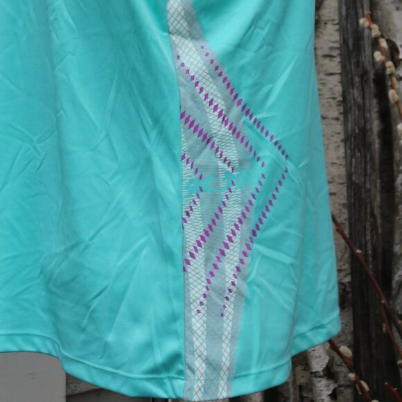 Golf America Aqua & Purple Sleeveless Polo Shirt Sz XL - Picture 4 of 8